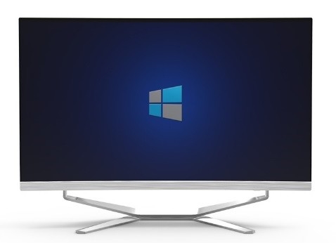 24 polegadas PC All In One Computadores de jogos Prata I5 / I7 2mm Micro Rim 512G m.2 sSD HD