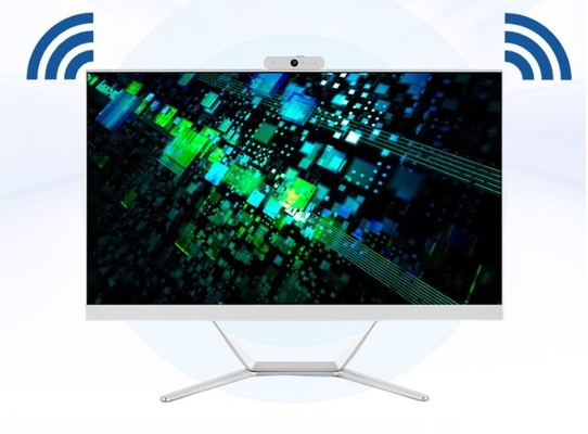 Ecrã táctil compacto padrão do sistema de escritório AIO H510/H610/B560M com ângulo de visão de 178o
