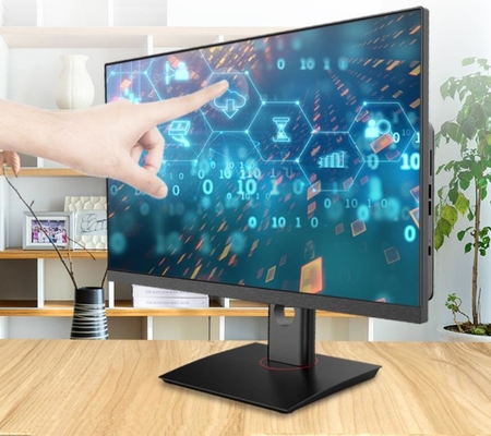 16: 9 Relação de tela AIO PC de escritório Mouse com fio e K / B 100 * 100mm montado na parede