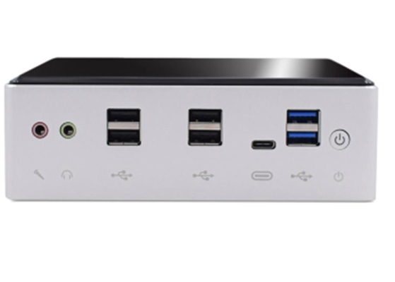 Black/Silver 256GB SSD Mini PC Com Dual OS (Windows 10/11 ou Android) I7-10th