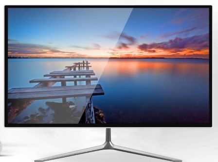 montagem 21,5 todos da parede do computador de secretária da largura AIO de 48cm em um computador