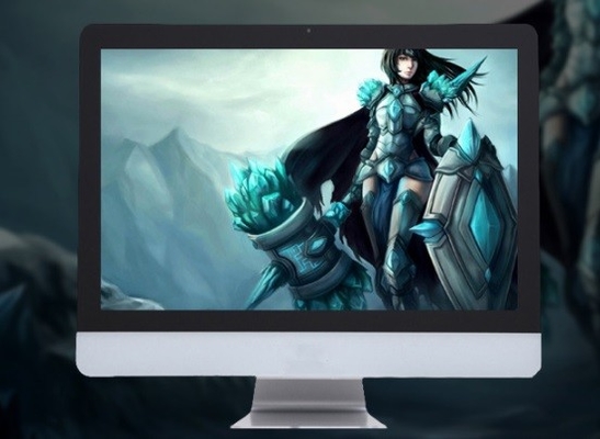 O computador de secretária 240GB HD todo do FCC I5 8400 AIO em um toque do PC prendeu o ruído zero