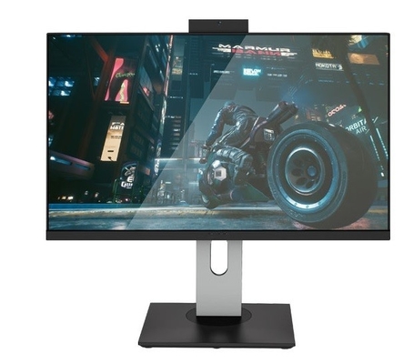 16G RAM I3 AIO PC de escritório montado na parede Curvo AIO PC embutido na câmera 1920x1080