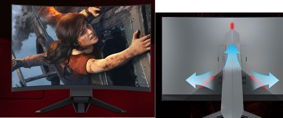 Placa gráfica toda de Dipendent do PC do jogo do diodo emissor de luz AIO de HD em um ângulo visual do PC do escritório	178º