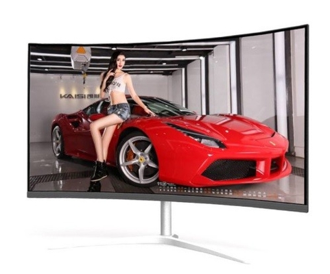 3.7KG todo em um PC do tela panorâmico curvou o LCD 24 telas grandes da tevê HD do LCD da polegada