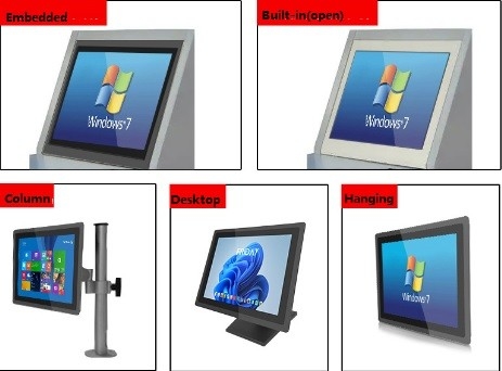 SSD 32G industrial toda em um projeto da proteção do impulso do tela táctil do PC