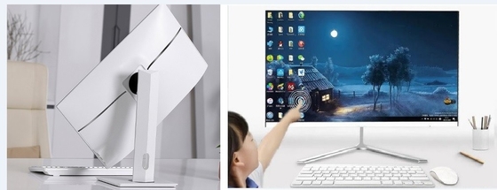 PC do tela táctil de AIO LCD 24 graus Win10 8GB RAM de Cockwise 90 da polegada