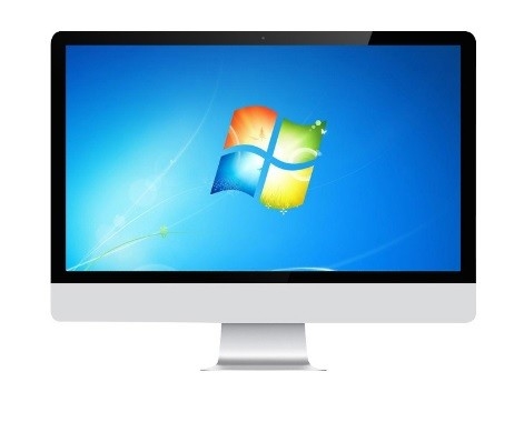 Ângulo visual LCD 178 graus AIO tela sensível ao toque Proporção da tela do PC 16:9 Win7