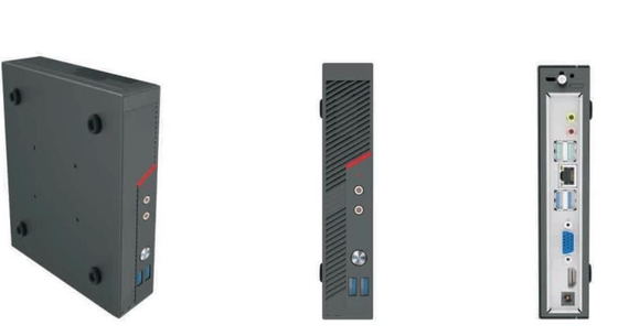 M.2*12242 + PC Wifi2.4G 5G do estojo compacto do SSD 2,5 mini com Bluetooth 183*186.5*37mm