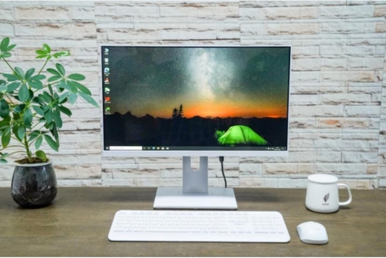 Fornecimento de energia de 90W All in 1 Desktop Computer 23,8&quot; com ângulo visual de 178o