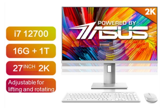 I7 12700 All In One Pcs 27INCH 16G + 1T Preço competitivo 178o Ângulo visual
